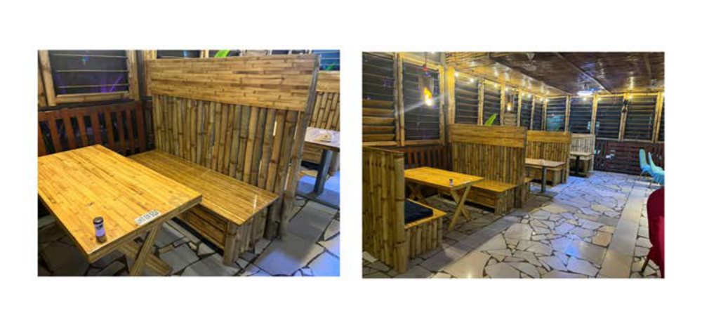 Bamboo booth
