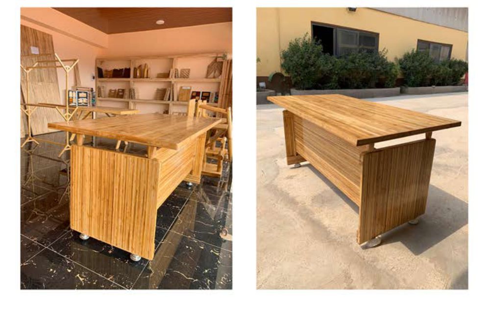 Bamboo office table
