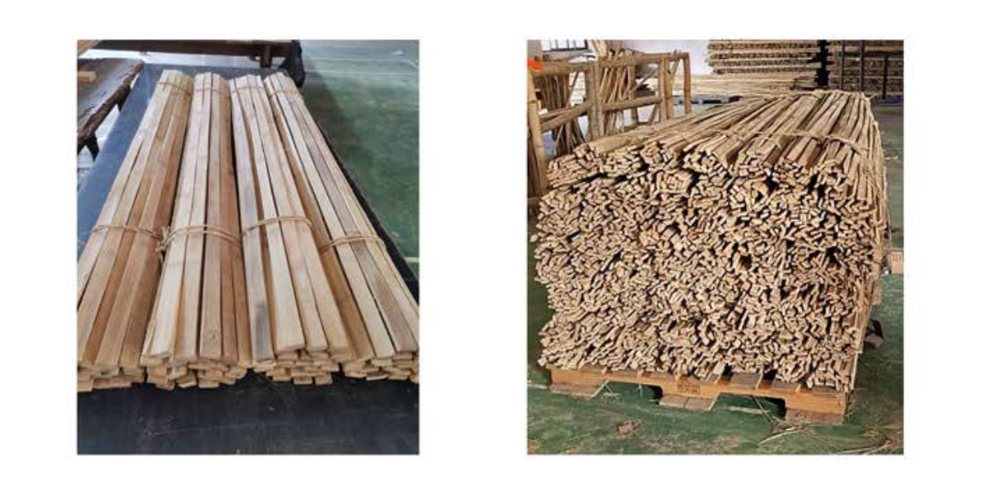 Bamboo slats